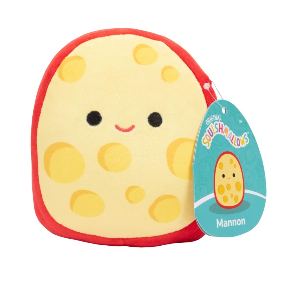 Squishmallows 5" Mannon The Gouda Cheese - Official Ultrasoft Plush Kids Plushy